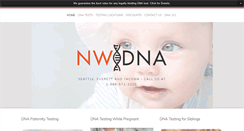 Desktop Screenshot of nwdnatesting.com